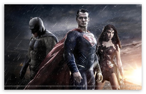 Batman Vs. Superman Vs. Wonder Woman Ultra HD Desktop Background Wallpaper  for 4K UHD TV : Widescreen & UltraWide Desktop & Laptop : Tablet :  Smartphone