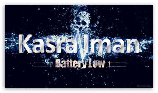 Battery Low UltraHD Wallpaper for 8K UHD TV 16:9 Ultra High Definition 2160p 1440p 1080p 900p 720p ;