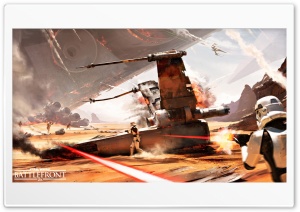 Battle Of Jakku Star Wars Battlefront Ultra HD Wallpaper for 4K UHD Widescreen desktop, tablet & smartphone