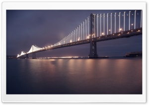 Bay Lights, Rain Ultra HD Wallpaper for 4K UHD Widescreen desktop, tablet & smartphone