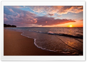 Beach - Sunset Ultra HD Wallpaper for 4K UHD Widescreen desktop, tablet & smartphone