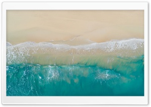 Beach Aerial View Background 4K UHD Wallpaper for Widescreen and UltraWide Desktop, UltraHD TV, Smartphone, Tablet