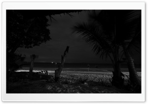 Beach At Night Ultra HD Wallpaper for 4K UHD Widescreen desktop, tablet & smartphone