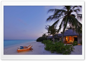 Beach Bungalows Ultra HD Wallpaper for 4K UHD Widescreen desktop, tablet & smartphone