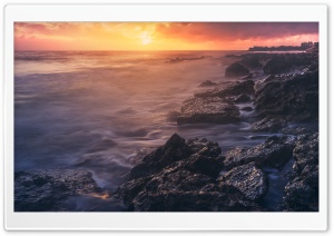Beach Glow Ultra HD Wallpaper for 4K UHD Widescreen desktop, tablet & smartphone