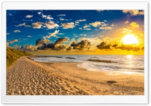 Beach, Lonstrup, Denmark 4K UHD Wallpaper for Widescreen and UltraWide Desktop, UltraHD TV, Smartphone, Tablet