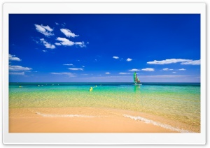 Beach Ocean Horizon Ultra HD Wallpaper for 4K UHD Widescreen desktop, tablet & smartphone