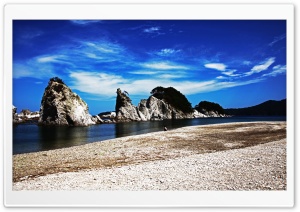 Beach Rocks Ultra HD Wallpaper for 4K UHD Widescreen desktop, tablet & smartphone