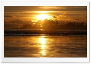 Beach Scene Sunrise Ultra HD Wallpaper for 4K UHD Widescreen desktop, tablet & smartphone