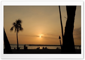 Beach Scene Sunset 10 4K UHD Wallpaper for Widescreen and UltraWide Desktop, UltraHD TV, Smartphone, Tablet