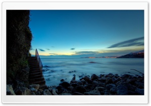 Beach Stairs Ultra HD Wallpaper for 4K UHD Widescreen desktop, tablet & smartphone