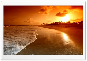 Beach Sunrise Ultra HD Wallpaper for 4K UHD Widescreen desktop, tablet & smartphone