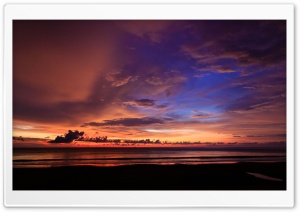 Beach Sunset 4K UHD Wallpaper for Widescreen and UltraWide Desktop, UltraHD TV, Smartphone, Tablet