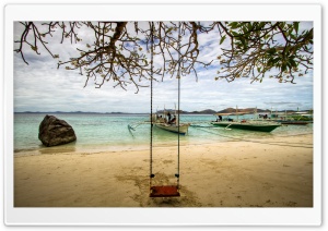 Beach Swing Ultra HD Wallpaper for 4K UHD Widescreen desktop, tablet & smartphone