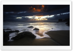 Beautiful Beach Scene Ultra HD Wallpaper for 4K UHD Widescreen desktop, tablet & smartphone