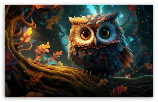 Beautiful Big Eyed Owl Artwork UltraHD Wallpaper for UHD 16:9 2160p 1440p 1080p 900p 720p ; 8K UHD TV 16:9 Ultra High Definition 2160p 1440p 1080p 900p 720p ; UltraWide 21:9 24:10 ; Widescreen 16:10 5:3 WHXGA WQXGA WUXGA WXGA WGA ; Fullscreen 4:3 5:4 3:2 UXGA XGA SVGA QSXGA SXGA DVGA HVGA HQVGA ( Apple PowerBook G4 iPhone 4 3G 3GS iPod Touch ) ; Tablet 1:1 ; Mobile 9:16 2:3 3:5 3:4 - ;