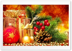 Beautiful Christmas Arrangement Ultra HD Wallpaper for 4K UHD Widescreen desktop, tablet & smartphone