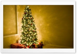 Beautiful Christmas Tree Ultra HD Wallpaper for 4K UHD Widescreen desktop, tablet & smartphone