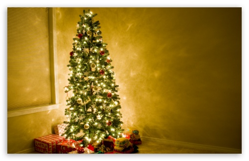 christmas tree wallpaper widescreen
