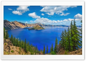 Beautiful Crater Lake 4K UHD Wallpaper for Widescreen and UltraWide Desktop, UltraHD TV, Smartphone, Tablet