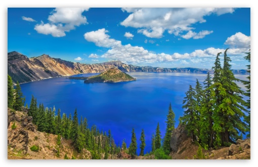 Beautiful Crater Lake UltraHD Wallpaper for UHD 16:9 ; HD 16:9 ; UltraWide 21:9 24:10 32:9 32:10 ; Widescreen 16:10 ; Tablet 1:1 ; Mobile 9:16 9:19.5 9:20 9:21 9:22 ; Dual 16:10 16:9 ;