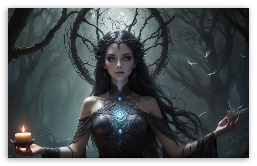 Beautiful Dark Witch Art UltraHD Wallpaper for UHD 16:9 2160p 1440p 1080p 900p 720p ; 8K UHD TV 16:9 Ultra High Definition 2160p 1440p 1080p 900p 720p ; UltraWide 21:9 24:10 ; Widescreen 16:10 5:3 WHXGA WQXGA WUXGA WXGA WGA ; Fullscreen 4:3 5:4 3:2 UXGA XGA SVGA QSXGA SXGA DVGA HVGA HQVGA ( Apple PowerBook G4 iPhone 4 3G 3GS iPod Touch ) ; Tablet 1:1 ; Mobile 9:16 2:3 3:5 3:4 - ;