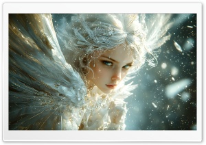 Beautiful Fantasy Angel Ultra HD Wallpaper for 4K UHD Widescreen Desktop, Lockscreen, Screensaver, TV, Tablet, Smartphone