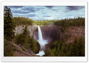 Beautiful Forest Waterfall Long Exposure 4K UHD Wallpaper for Widescreen and UltraWide Desktop, UltraHD TV, Smartphone, Tablet