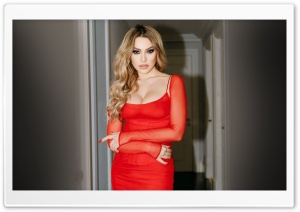 Beautiful Hadise in Red Dress 2024 Ultra HD Wallpaper for 4K UHD Widescreen desktop, tablet & smartphone
