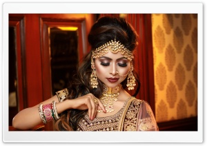 Beautiful Indian Woman Ultra HD Wallpaper for 4K UHD Widescreen desktop, tablet & smartphone