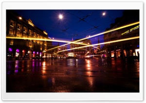 Beautiful Long Exposure, City At Night Ultra HD Wallpaper for 4K UHD Widescreen desktop, tablet & smartphone