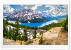 Beautiful Mountain Lake View Scenery Ultra HD Wallpaper for 4K UHD Widescreen desktop, tablet & smartphone