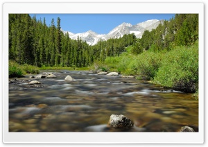 Beautiful Mountain River Ultra HD Wallpaper for 4K UHD Widescreen desktop, tablet & smartphone