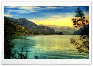 Beautiful Mountains Lake, HDR Ultra HD Wallpaper for 4K UHD Widescreen desktop, tablet & smartphone