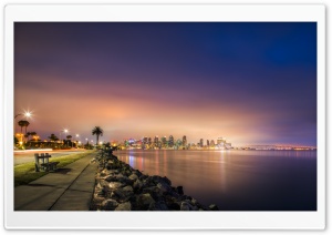 Beautiful Night City Ultra HD Wallpaper for 4K UHD Widescreen desktop, tablet & smartphone