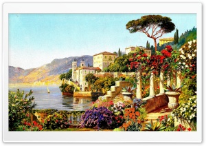 Beautiful Old Painting Ultra HD Wallpaper for 4K UHD Widescreen desktop, tablet & smartphone