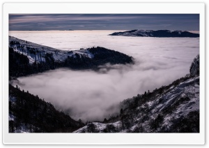 Beautiful Sea of Clouds Mountain Landscape Ultra HD Wallpaper for 4K UHD Widescreen desktop, tablet & smartphone