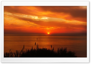 Beautiful Sea Sunset Ultra HD Wallpaper for 4K UHD Widescreen desktop, tablet & smartphone