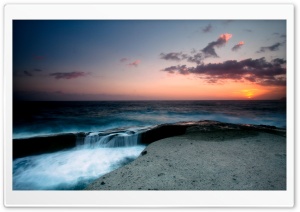 Beautiful Seascape, Evening Ultra HD Wallpaper for 4K UHD Widescreen desktop, tablet & smartphone