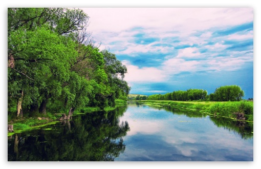 Beautiful Summer River UltraHD Wallpaper for Widescreen 16:10 ;
