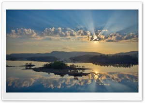 Beautiful Sunrays Reflection Ultra HD Wallpaper for 4K UHD Widescreen desktop, tablet & smartphone