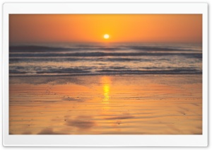Beautiful Sunrise Beach Ultra HD Wallpaper for 4K UHD Widescreen desktop, tablet & smartphone