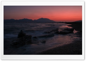Beautiful Sunset At The Beach Ultra HD Wallpaper for 4K UHD Widescreen desktop, tablet & smartphone