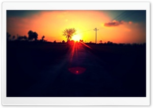Beautiful Sunset in Jhang Ultra HD Wallpaper for 4K UHD Widescreen desktop, tablet & smartphone