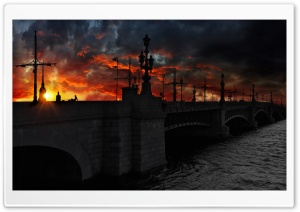Beautiful Sunset In Saint Petersburg Ultra HD Wallpaper for 4K UHD Widescreen desktop, tablet & smartphone
