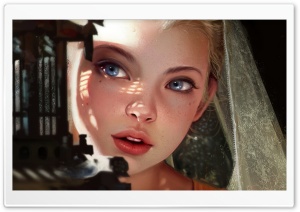 Beautiful Sweet Girl Portrait Ultra HD Wallpaper for 4K UHD Widescreen desktop, tablet & smartphone