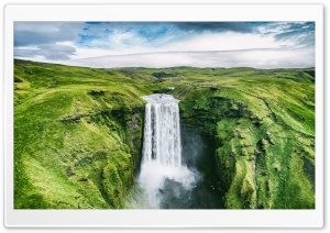 Beautiful Waterfall, Scenic View Ultra HD Wallpaper for 4K UHD Widescreen desktop, tablet & smartphone