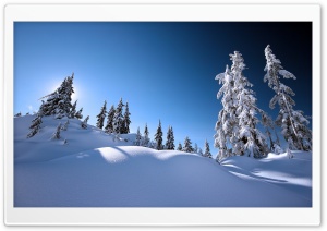 Beautiful Winter Scenery Ultra HD Wallpaper for 4K UHD Widescreen desktop, tablet & smartphone