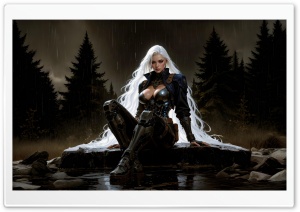 Beautiful Woman Cyborg 4K UHD Wallpaper for Widescreen and UltraWide Desktop, UltraHD TV, Smartphone, Tablet