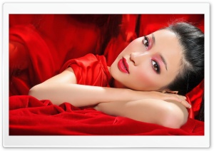 Beautiful Woman in Red Ultra HD Wallpaper for 4K UHD Widescreen desktop, tablet & smartphone